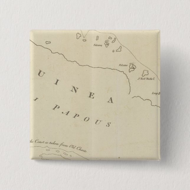 Badge Carré 5 Cm Nouvelle-Angleterre (Devant)