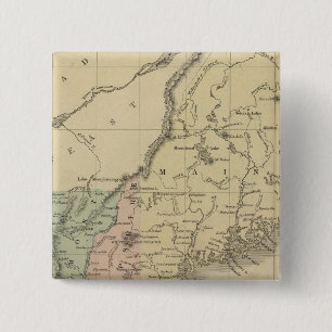 Badge Carré 5 Cm Nouvelle-Angleterre