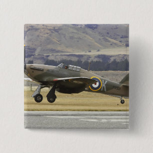 Badge Carré 5 Cm Nouvelle-Zélande, Otago, Wanaka, Warbirds Over 6