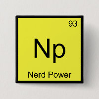 Np - Nerd Power Chemise du symbole d'élément de ch