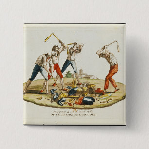 Badge Carré 5 Cm Nuit du délire patriotique