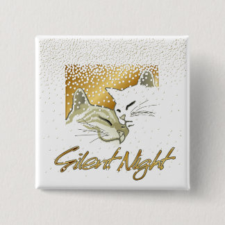 Badge Carré 5 Cm Nuit silencieuse