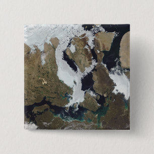 Badge Carré 5 Cm Nunavut, Canada