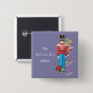 Badge Carré 5 Cm Nutcracker Danse Ballet Performance Félicitations