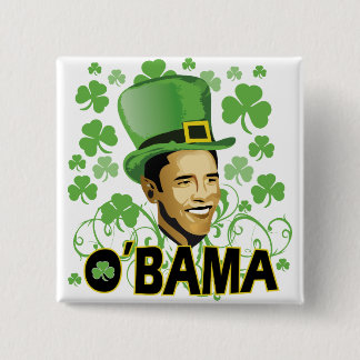 Badge Carré 5 Cm O'Bama 2009 de St Patrick