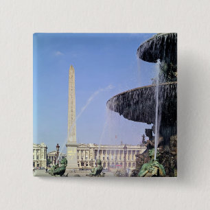 Badge Carré 5 Cm Obélisque, à l'origine de Louxor, érigé en 183