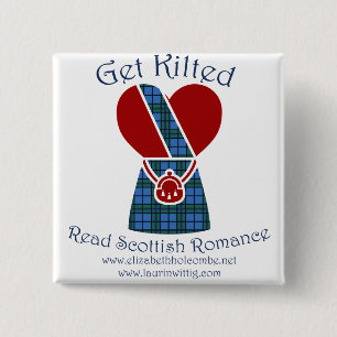 Badge Carré 5 Cm Obtenez le bouton en kilt