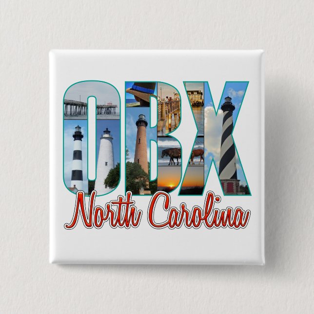 Badge Carré 5 Cm OBX Place Fierté (Devant)