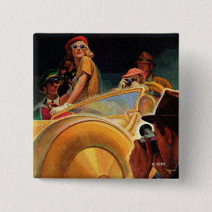 Badge Carré 5 Cm Occasion de photo