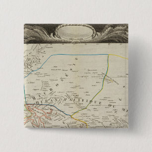 Badge Carré 5 Cm Océan