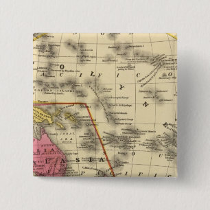 Badge Carré 5 Cm Océanique