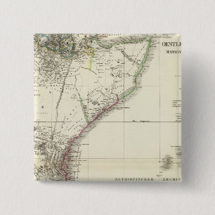 Badge Carré 5 Cm Oest HochAfrica - Afrique de l'Est