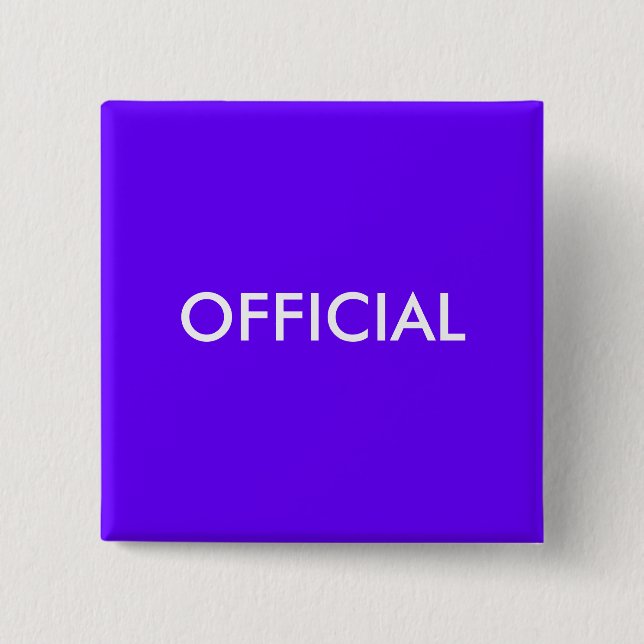 BADGE CARRÉ 5 CM OFFICIEL (Devant)