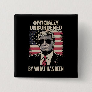 Badge Carré 5 Cm Officiellement Délivré De Ce Qui A Été Trump 47
