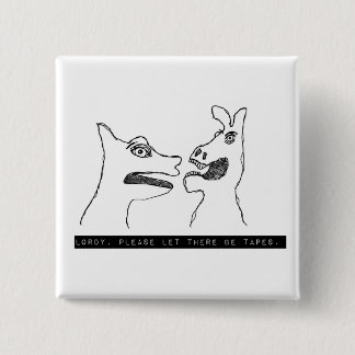 Badge Carré 5 Cm Oh bouton de bande d'étiquette de LORDY 1975