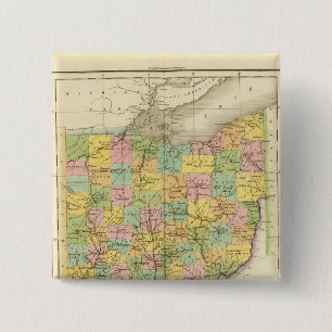 Badge Carré 5 Cm Ohio