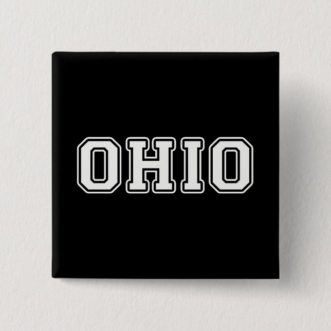 Badge Carré 5 Cm Ohio (Devant)