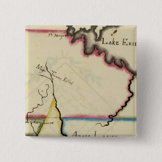 Badge Carré 5 Cm Ohio 8 (Devant)