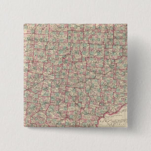 Badge Carré 5 Cm Ohio 9