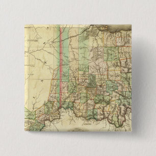 Badge Carré 5 Cm Ohio et Indiana 2