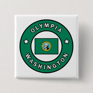 Badge Carré 5 Cm Olympia Washington