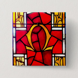 Badge Carré 5 Cm Oméga