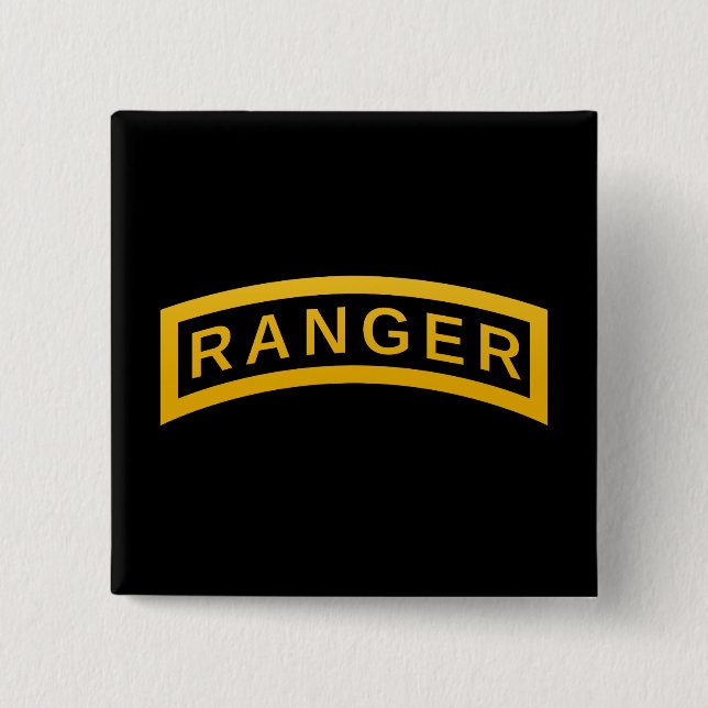 Badge Carré 5 Cm Onglet Ranger (Devant)