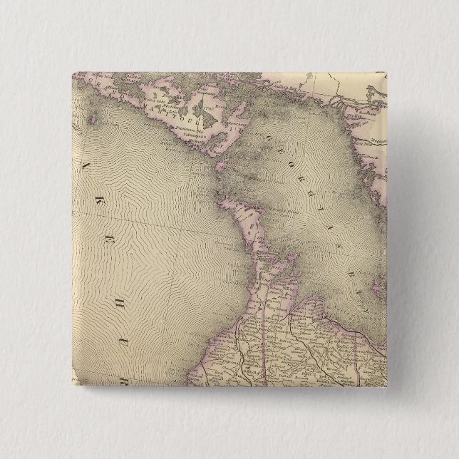 Badge Carré 5 Cm Ontario 3 (Devant)