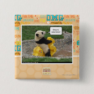 Badge Carré 5 Cm Onwurd, coursier de nobul !