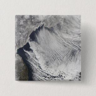 Badge Carré 5 Cm Opacifiez les rues formant au-dessus de la mer du