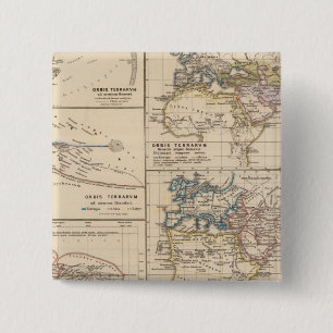 Badge Carré 5 Cm Orbis terrarum