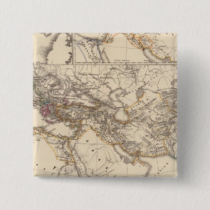Badge Carré 5 Cm Orbis terrarum regni Persici tempore