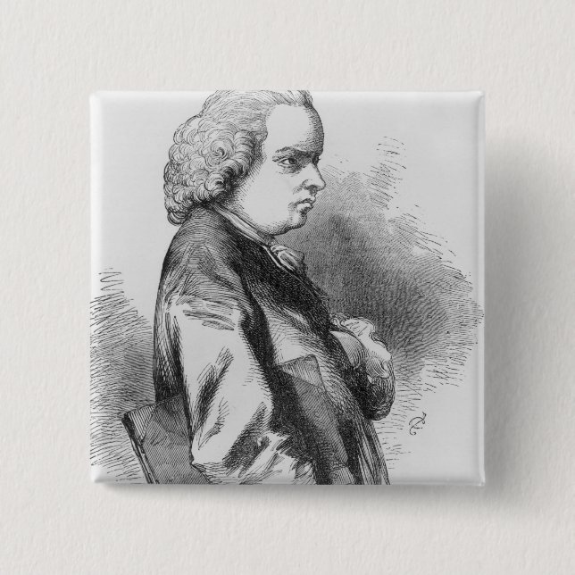 Badge Carré 5 Cm Orfèvre d'Oliver (Devant)