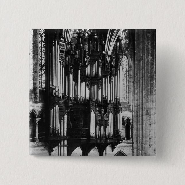 Badge Carré 5 Cm Organe (Devant)