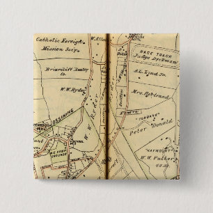 Badge Carré 5 Cm Ossining, New York