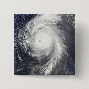 Badge Carré 5 Cm Ouragan Bill outre des Antilles