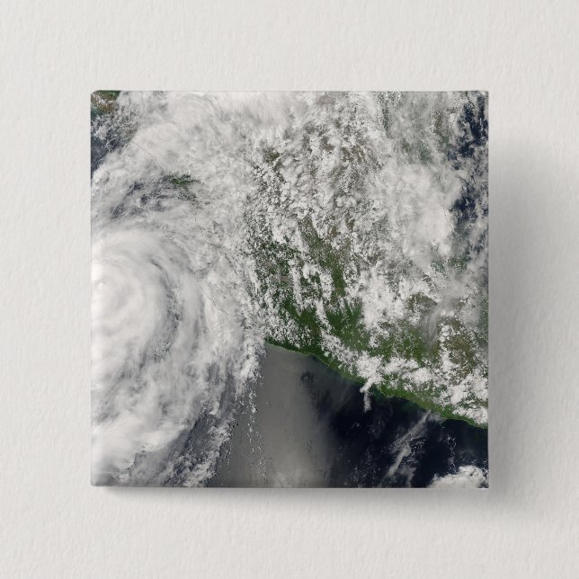 Badge Carré 5 Cm Ouragan Henriette (Devant)