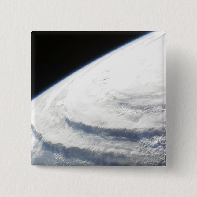 Badge Carré 5 Cm Ouragan Ike 2 (Devant)