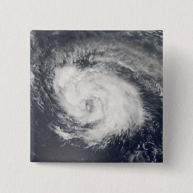 Badge Carré 5 Cm Ouragan Ike 3 (Devant)