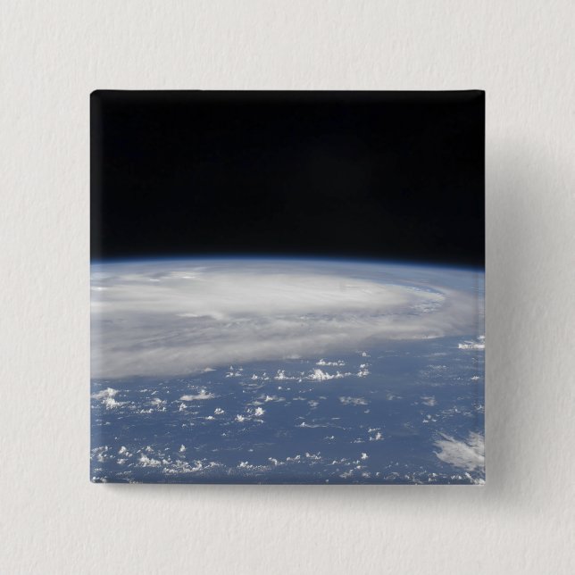 Badge Carré 5 Cm Ouragan Ike 8 (Devant)