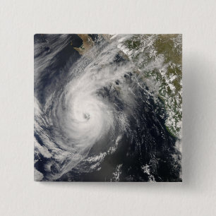 Badge Carré 5 Cm Ouragan Norbert outre du Mexique 2