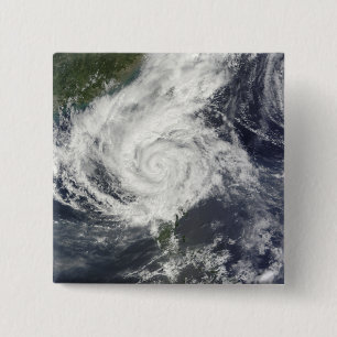 Badge Carré 5 Cm Ouragan Parme