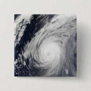 Badge Carré 5 Cm Ouragan Sudal au sud du Japon 3