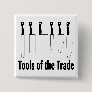 Badge Carré 5 Cm Outils des couteaux commerciaux