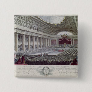 Badge Carré 5 Cm Ouverture du général de domaines à Versailles