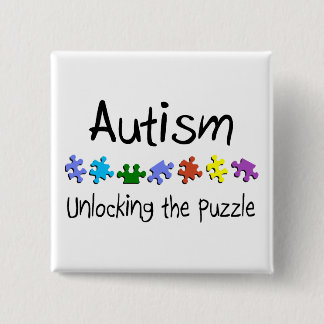 Badge Carré 5 Cm Ouvrir le puzzle