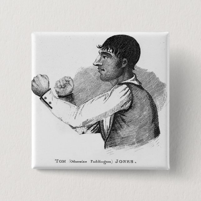 Badge Carré 5 Cm Paddington Tom Jones (Devant)