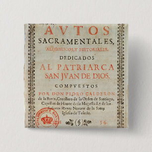 Badge Carré 5 Cm Page titre