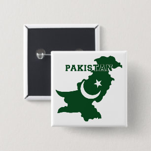 Badge Carré 5 Cm Pakistan
