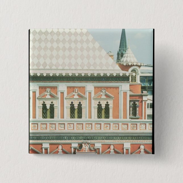 Badge Carré 5 Cm Palais de Terem (Devant)